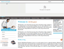 Tablet Screenshot of grhospital.com